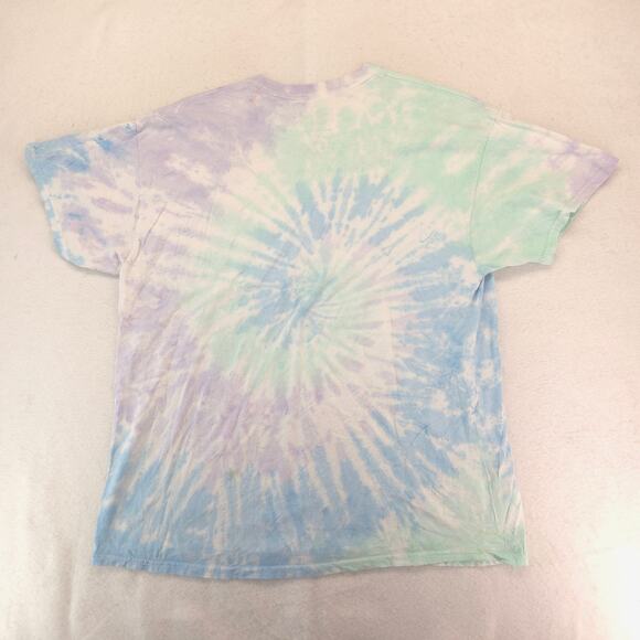 Def Leppard Band Graphic Short Sleeve T Shirt Womens Size Large L Tie Dye - Picture 9 of 9